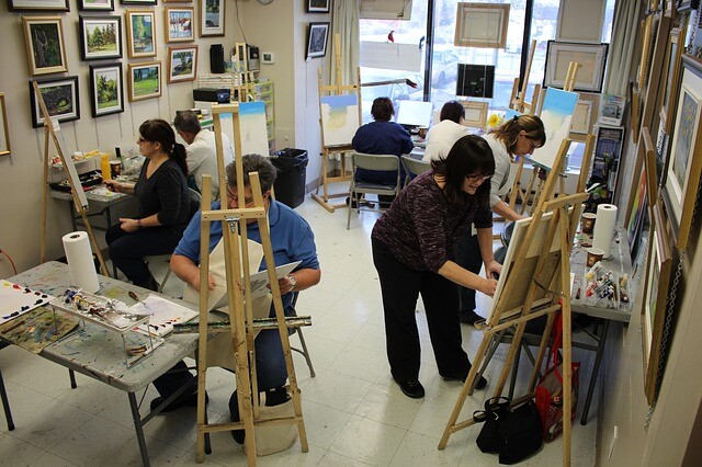 painting class new york date idea 