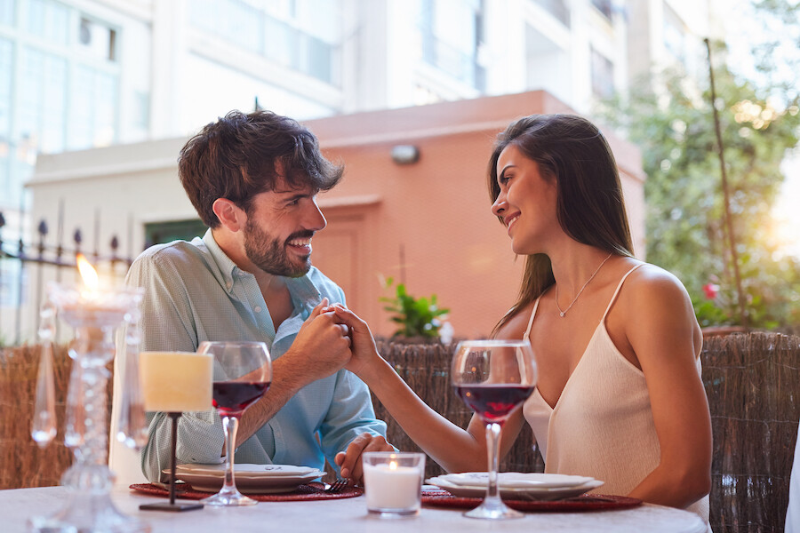 A couple enjoying a date in Los Angeles after being matched by our expert matchmakers.