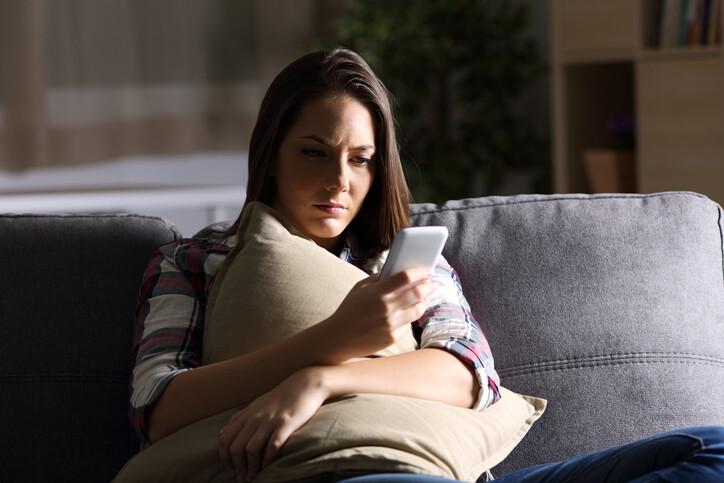 Lady feeling ghosted