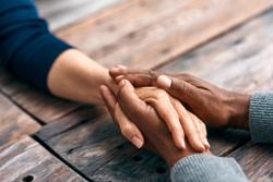 couple holding hands