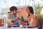 A couple enjoying a date in Los Angeles after being matched by our expert matchmakers.