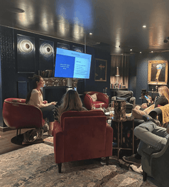 Dr Madeleine Mason Roantree from Maclynn, delivering a dating and relationship workshop