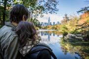 New York couple in the park